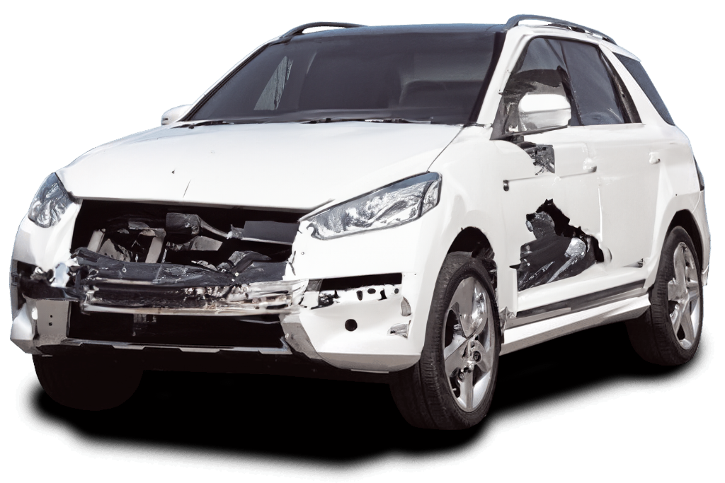 Automobile danneggiata